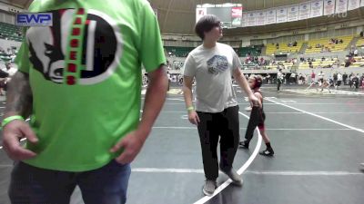 49 lbs Quarterfinal - Callie Wallace, Beebe Badgers Wrestling Club vs Shepherd Carter, Searcy Youth Wrestling