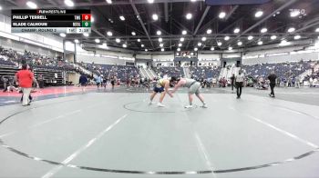 285 lbs Champ. Round 2 - Slade Calhoun, Mt. Olive vs Phillip Terrell, Truett-McConnell (Ga.)