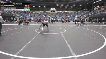 141 lbs Champ. Round 2 - Ryan Dement, Oklahoma Wesleyan vs Tyler Khoundet, Doane University