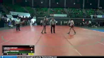 132 lbs Champ. Round 1 - Lincoln Bryant, Hartselle vs Caden Crenshaw, Minor