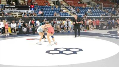 125 lbs Cons. Rd Of 64 - Emma Penna, New York vs Camryn Dickey, Arizona