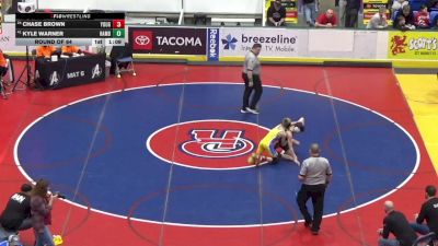 103 lbs Round Of 64 - Chase Brown, Yough vs Kyle Warner, Hamburg