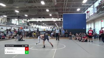 125 lbs Consi Of 8 #2 - Preston Valentine, Flowery Branch Jr. Wrestling vs Cameron Broome, Woodland Wrestling