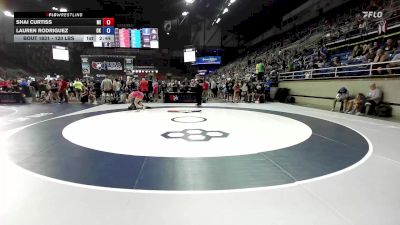 120 lbs Cons. Rd Of 64 - Shai Curtiss, MI vs Lauren Rodriguez, OK