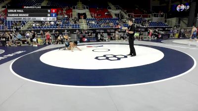 120 lbs Champ. Rd Of 128 - Leslie Hall, TX vs Xamian Munoz, CA