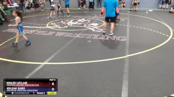 40 lbs Round 3 - Kinlee LeClair, Soldotna Whalers Wrestling Club vs Keleah Garo, Avalanche Wrestling Association