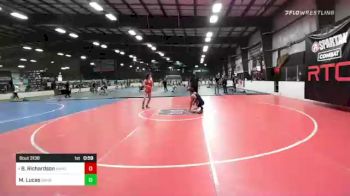 138 lbs Consi Of 8 #2 - Ben Richardson, Mayo Quanchi Judo And Wrestling vs Matt Lucas, Danbury WC