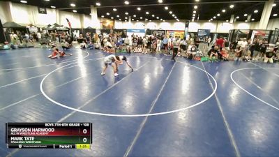 108 lbs Cons. Semi - Grayson Harwood, All In Wrestling Academy vs Mark Tate, Stallions Wrestling