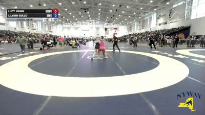 120 lbs Cons. Semi - Lilyinn Gullo, 5th Round Wrestling Club vs Lucy Hawn, Divas Of Destruction Wrestling Club