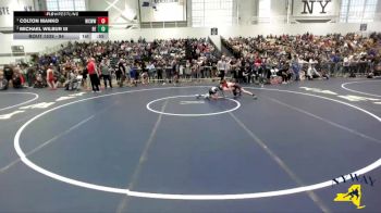 94 lbs 1st Place Match - Colton Manko, Wyoming County Warriors Wrestling vs Michael Wilbur Iii, Brawler Elite