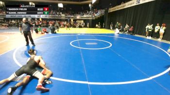 5A 126 lbs Champ. Round 1 - Daniel Jimenez, Corpus Christi Veterans Memorial vs Maddox Fields, Melissa