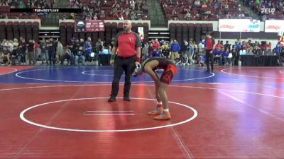 102 lbs Cons. Round 4 - Jaxon Clark, Livingston Wrestling Club vs Kayeiko Villaluz, Wolf Point Wrestling Club