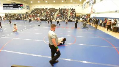 120 lbs Quarterfinal - Preston Schreck, Eastvale Elite Wrestling vs Eduardo Sanchez, Wilmington Wrestling Club
