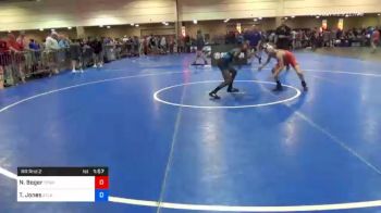 97 lbs Prelims - Nathaniel Boger, Tennessee vs Taj Jones, Atlanta Wrestling Academy