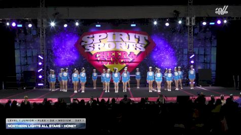 Northern Lights All Stars - Honey [2025 L1 Junior - Flex - D2 - Medium Day 1] 2025 Spirit Sports Worcester Nationals