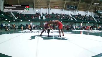 285 lbs Champ. Round 2 - Devon Dawson, Northern Illinois vs Simon Lato, Central Michigan