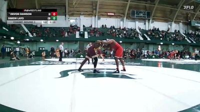 285 lbs Champ. Round 2 - Devon Dawson, Northern Illinois vs Simon Lato, Central Michigan