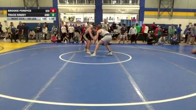 189 lbs Round Of 32 - Brooks Fordyce, Bishop McCort vs Trace Kinzey, Armstrong