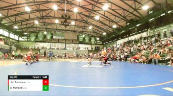 165-178 lbs Champ. Round 1 - Michael Anderson, Chicago Wrestling Club vs Benjamin Mitchell, Unattached