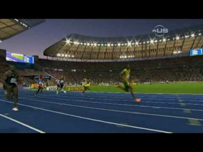 Usain Bolt 200 meter new World record - Berlin 2009