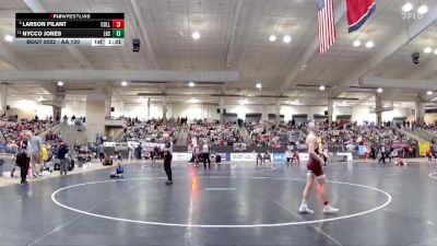 AA 120 lbs Champ. Round 1 - Nycco Jones, LaVergne High School vs Larson Pilant, Collierville High School