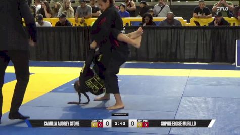 Sophie Eloise Murillo vs Camilla Audrey Stone 2025 Pan Kids Jiu-Jitsu IBJJF Championship