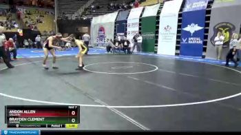 152 lbs Champ. Round 1 - Brayden Clement, Diamond vs Andon Allen, Gallatin