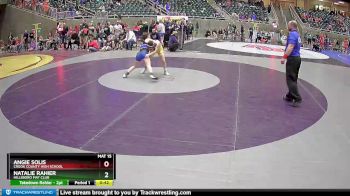 112 lbs Cons. Round 2 - Angie Solis, Crook County High School vs Natalie Rahier, Hillsboro Mat Club