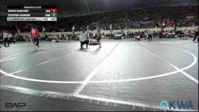 155 lbs Consolation - Hayden Justice, Tahlequah Wrestling Club vs Garrett Lynn, Shelton Wrestling Academy