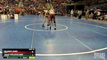 160 lbs Cons. Round 2 - DeJarius Jones, Minot vs Vance Wollschlager, Mandan