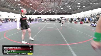 140 lbs Champ. Round 2 - Janelle Spohn, Ozark JV vs Trysten Rittberger, Yukon