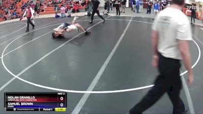 108 lbs Round 1 - Nolan Granillo, Wrestling With Character vs Samuel Brown, Hawk