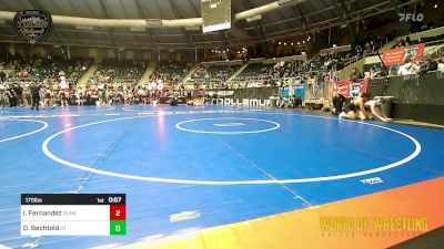 175 lbs Semifinal - Isai Fernandez, Sunkist Kids Monster Garage vs Decker Bechtold, Steller Trained