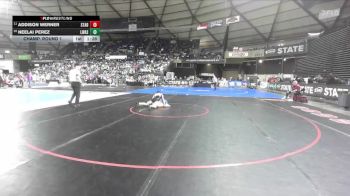 Girls 4A 105 lbs Champ. Round 1 - Addison Werner, Stadium (Girls) vs Neelai Perez, Lake Washington (Girls)