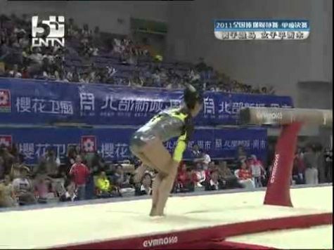 Sui Lu Beam final Chinese Gymnastics National 2011