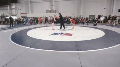 110 lbs Cons. Quarters - Iris Wells, Knights Wrestling Club vs Gianna Hoskins, Michigan Wrestling Academy