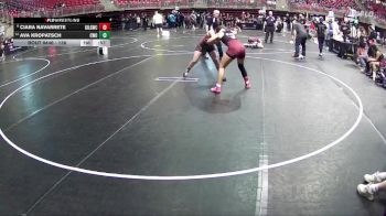 138 lbs 5th Place Match - Ava Kropatsch, CWO vs Ciara Navarrete, Grand Island Legacy Girls Wrestling Club
