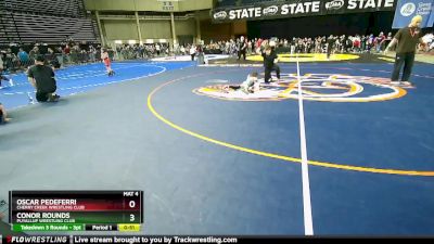 49 lbs Champ. Round 2 - Conor Rounds, Puyallup Wrestling Club vs Oscar Pedeferri, Cherry Creek Wrestling Club
