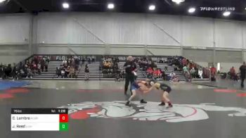 76 lbs 5th Place - Crew Lambro, Team Aggression vs Jace Reed, Lions Wrestling Academy