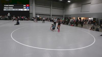100 lbs Cons. Rd Of 16 - Yliani Garcia, Colorado vs Kielly Kasal, Iowa