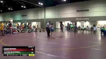 120 lbs Round 4 (6 Team) - Samir Redden, Bandits vs Kayden Blackwell, Franklin Blue