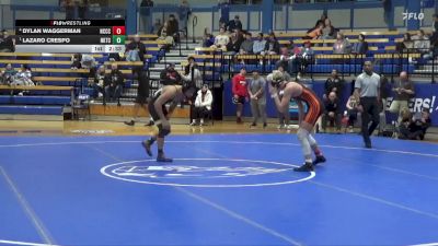 184 lbs Semifinal - Lazaro Crespo, Fort Hays Tech Northwest College vs Dylan Waggerman, Neosho County Community College