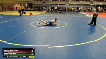 85 lbs Semis & 1st Wrestleback (8 Team) - Brody Sturm, K-M vs Grady Braaten, Minnewaska