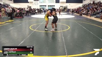 175 lbs Cons. Round 5 - Joseph Aguilar, Santa Ana Valley vs Luka Castillo, Damien