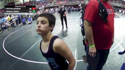 89 lbs Semifinal - Marley DeMilt, Pioneer Wrestling Club vs Peyton Sargent, 308 Wrestling Academy