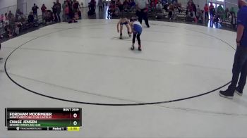 25 lbs Cons. Semi - Fordham Moormeier, Hawks Wrestling Club (Lincoln) vs Chase Jensen, Seward Wrestling Club