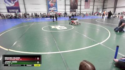 72 lbs Rd# 7- 10:45am Saturday Final Pool - James Askin, PA Blue vs Brooks Gilson, NCWAY National Team