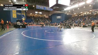 106 lbs Cons. Round 6 - Ryan Halal, Bergen Catholic vs Alex Spagnuolo, Hanover Park