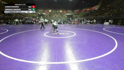 140 lbs Consi Of 16 #2 - Aaron Rodgers, Golden Valley (Bakersfield) vs Jeremiah Negrete, Roosevelt