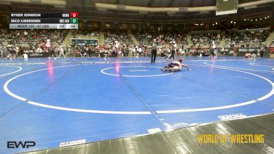 67 lbs Consi Of 16 #2 - Ryker Johnson, NBWA vs Nico Lissenden, Ruthless WC